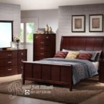 Kamar Tidur Mewah Jati Natural Minimalis