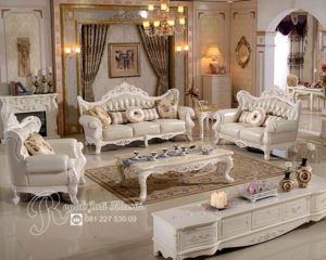 Kursi Sofa Tamu Antik Klasik Royal Mewah Duco