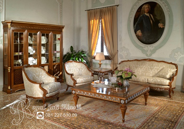 Kursi Sofa Tamu Klasik Arca Royal Mewah