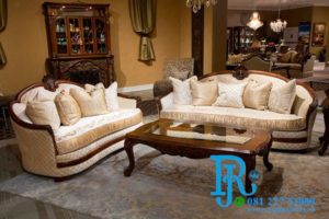 Kursi Sofa Tamu Klasik Jati Modern Royal Bella