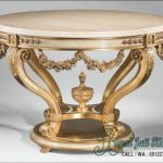 Meja Konsol Marmer Italian French Royal Klasik