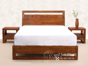 Set Kamar Mewah Jati Imperial Minimalis