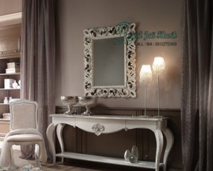 Set Meja Console Minimalis Mirror Rococo