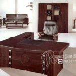Set Meja Kantor Jati Minimalis Modern
