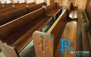 Bangku Gereja Jati Minimalis Mebel Jepara