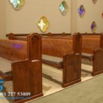 Bangku Gereja Minimalis Royal Jati Klasik