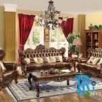 Kursi Sofa Tamu Ukir Jati Truvala