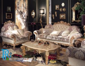 Set Sofa Tamu Jati Luxury Italian Mewah