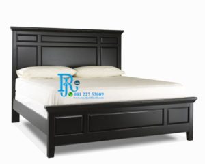 Tempat Tidur Minimalis Jati Black