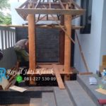 Gazebo Kecil Kolam Ikan Minimalis Glugu