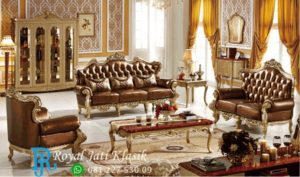 Set Sofa Tamu Luxury Ukir Mewah Klasik