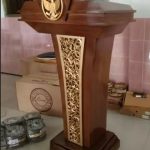 Podium Garuda Pidato Ukir Jati Murah
