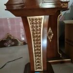 Podium Kantor Pidato Kayu Jati Polos