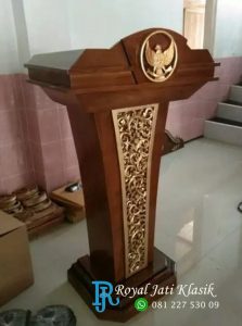 Podium Presiden Ukir Garuda Minimalis Jepara